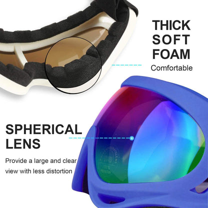 2-Pack: Anti-Scratch Dustproof Sports Goggles