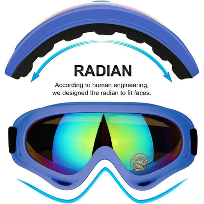 2-Pack: Anti-Scratch Dustproof Sports Goggles