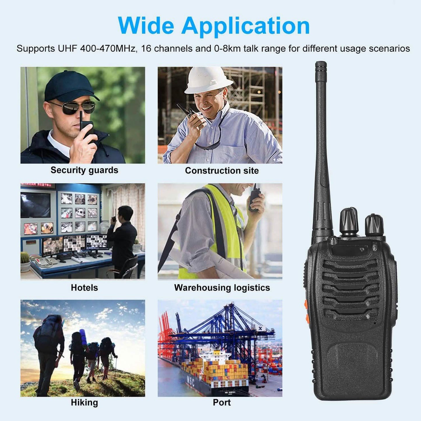 2-Pack: Baofeng BF-888S Walkie Talkies Two Way Radio
