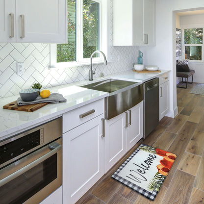2-Pack: Bibb Home Anti Fatigue Foam Kitchen Mats