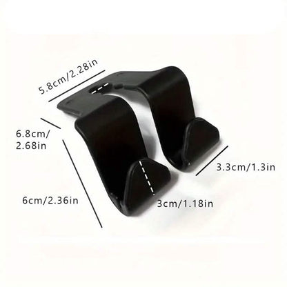 2-Pack: Car Seat Back Multi-Function Hook