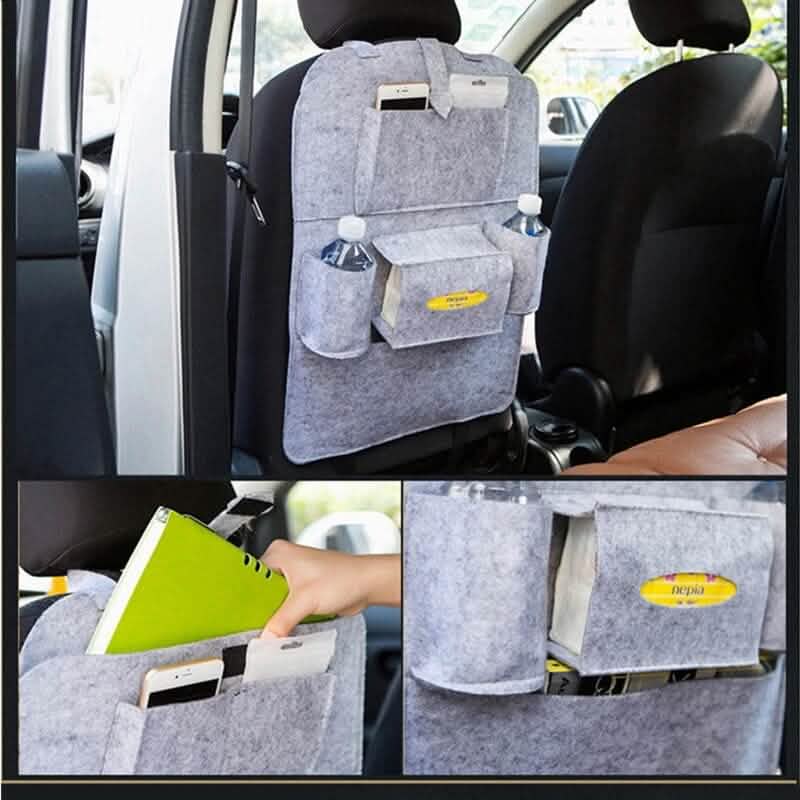 2-Pack: Car Seat Back Storage Bag Multifunctional Adjustable Backseat Storage Bag