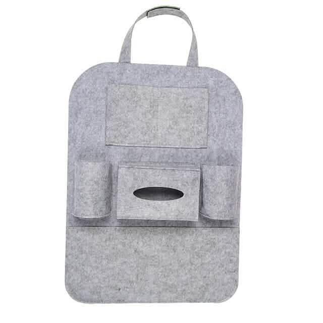 2-Pack: Car Seat Back Storage Bag Multifunctional Adjustable Backseat Storage Bag