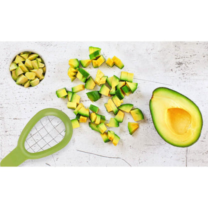 2-Pack: Complete Avocado Slicer Seed Remover Cubber Cutter