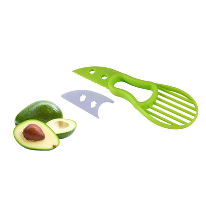 2-Pack: Complete Avocado Slicer Seed Remover Cubber Cutter