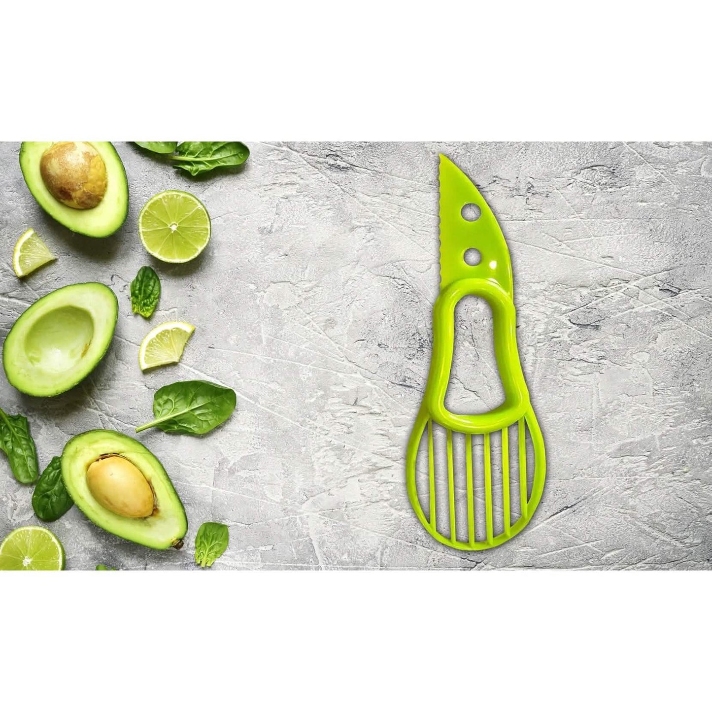2-Pack: Complete Avocado Slicer Seed Remover Cubber Cutter