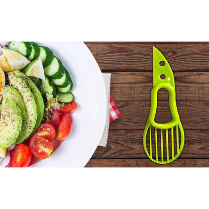 2-Pack: Complete Avocado Slicer Seed Remover Cubber Cutter