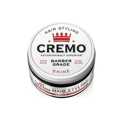 2-Pack: Cremo Premium Barber Grade Hair Styling Shine Pomade 4oz