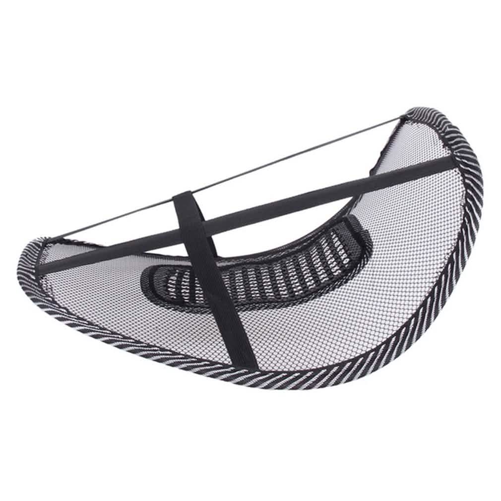 2-Pack: Curved Back-Massaging Lumbar Mesh Seat Supporter