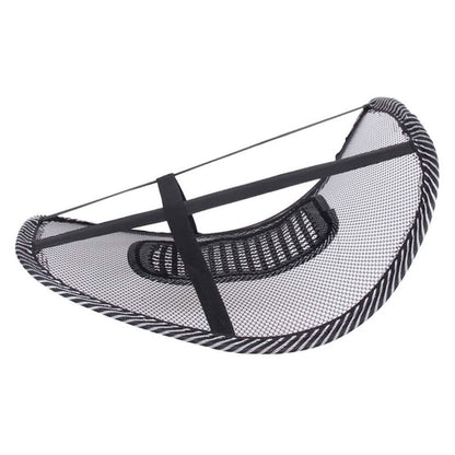 2-Pack: Curved Back-Massaging Lumbar Mesh Seat Supporter