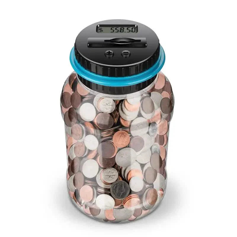 Digital Counting Money Jar