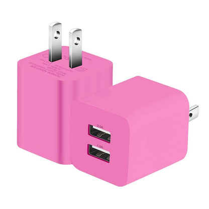 2-Pack: Dual Port USB Wall Charger