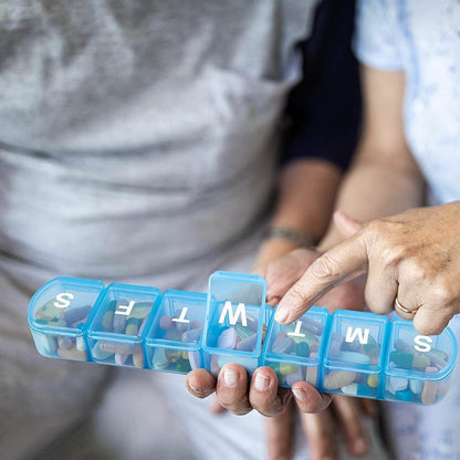 2-Pack: Extra Large Weekly Pill Organizer