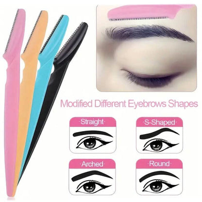 2-Pack: Eyebrow Razor Shaper Shaving Grooming Kit