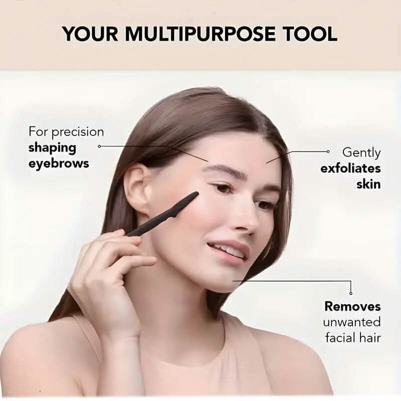 2-Pack: Eyebrow Razor Shaper Shaving Grooming Kit