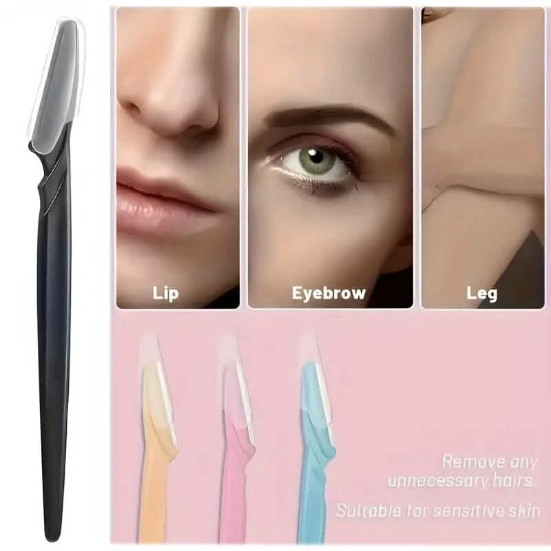 2-Pack: Eyebrow Razor Shaper Shaving Grooming Kit