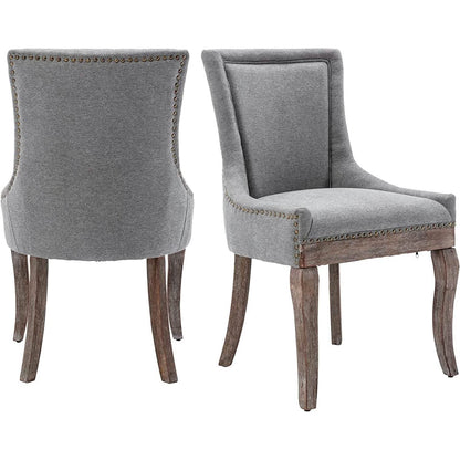 2-Pack: Fabric Upholstered Side Chairs Set