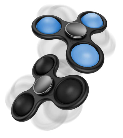 2-Pack: Fidget Spinner Pop It Toy