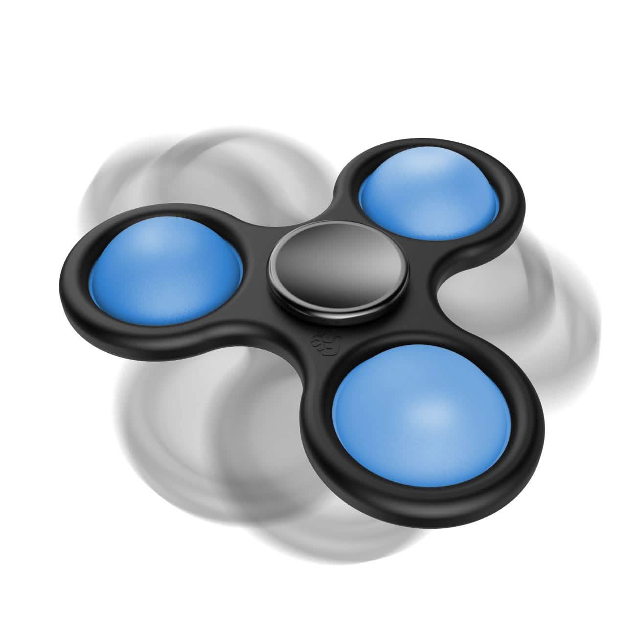 2-Pack: Fidget Spinner Pop It Toy