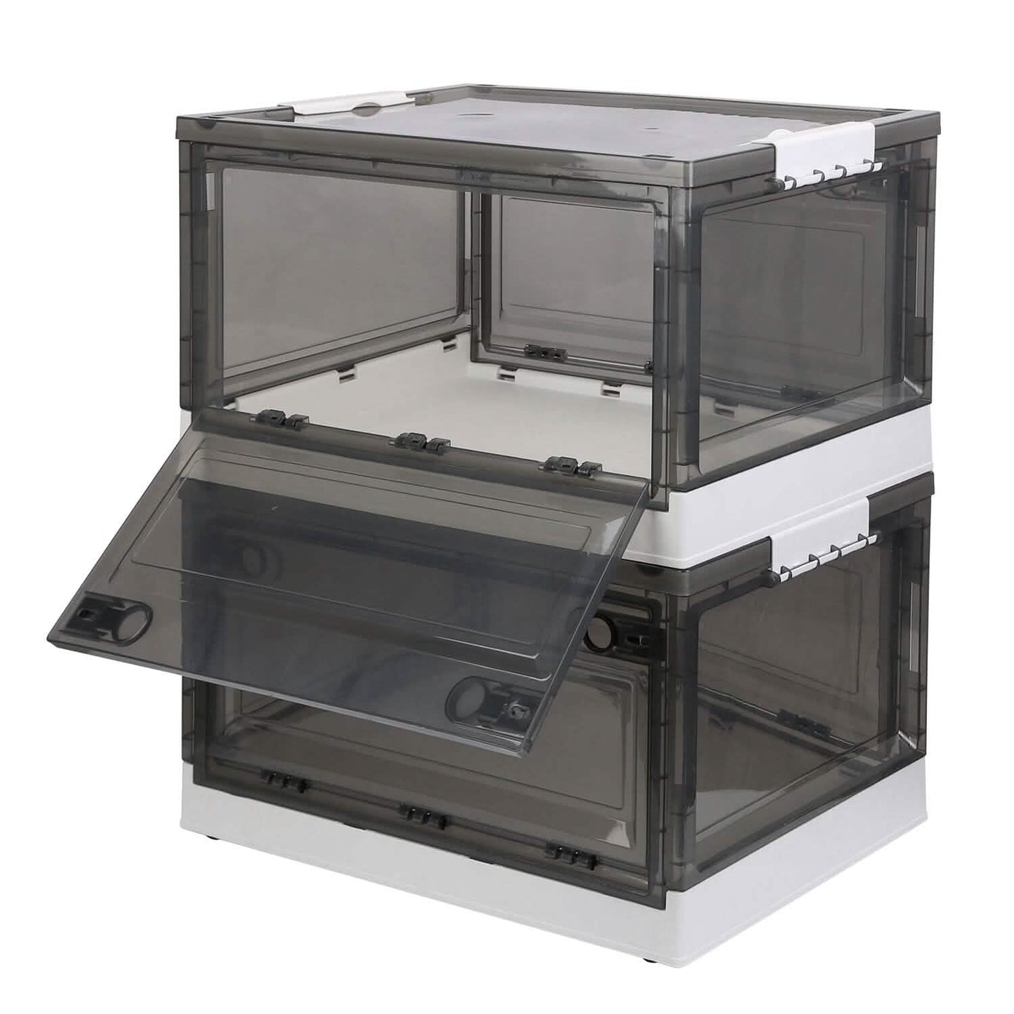 2-Pack: Foldable Storage Bins Collapsible Storage Box Organizer