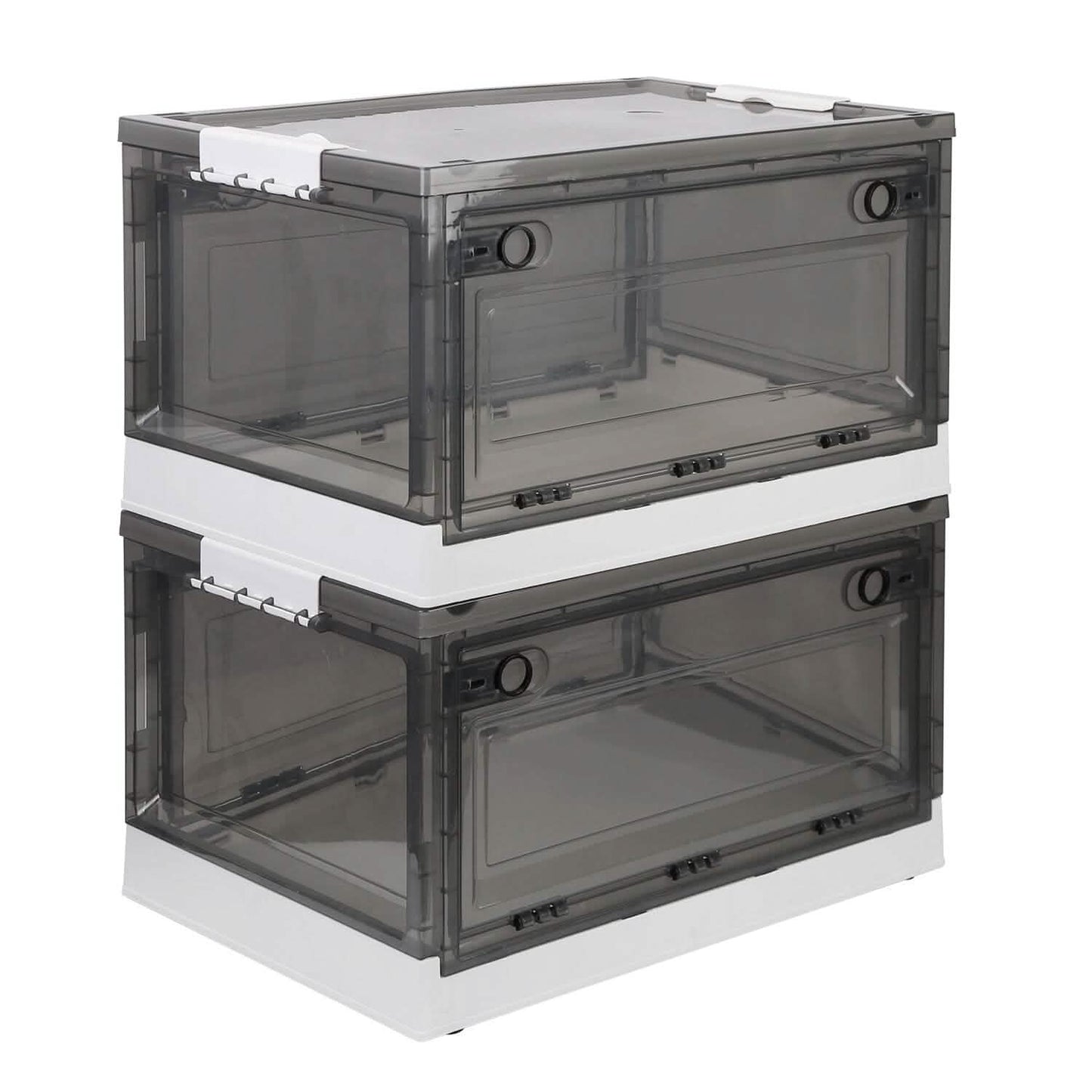 2-Pack: Foldable Storage Bins Collapsible Storage Box Organizer