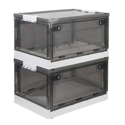2-Pack: Foldable Storage Bins Collapsible Storage Box Organizer