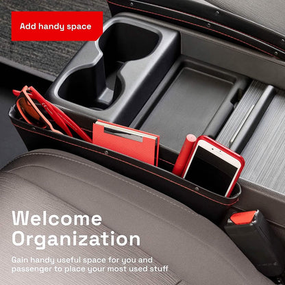2-Pack: Gap Filler Car Seat Organizer