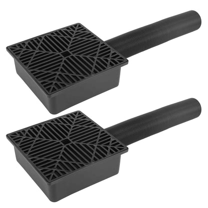 2-Pack: Gutter Downspout Extension Low Profile No Deep Digging Catch