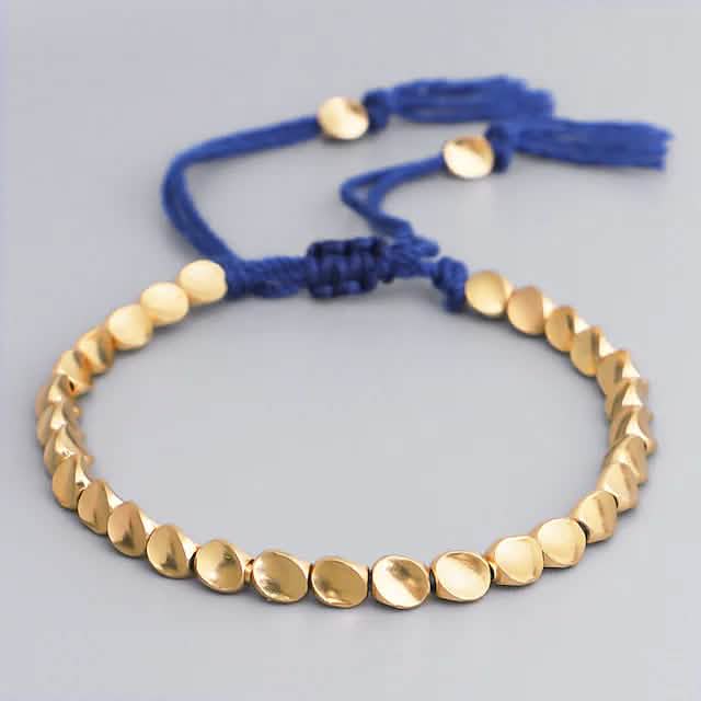 2-Pack: Handmade Copper Bead Bracelet