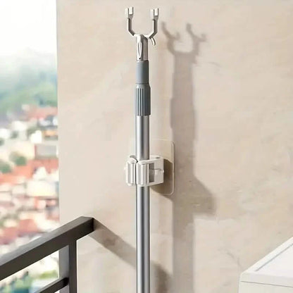 2-Pack: Hanging Mop Storage Rack with Buckle