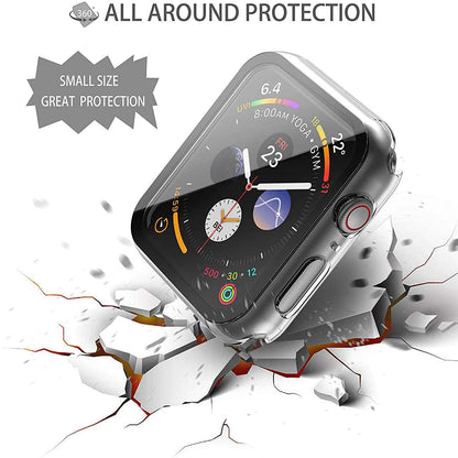 2-Pack: Hard PC Case with Tempered Glass Screen Protector
