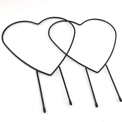 2-Pack: Heart-Shaped Plant Support Stake
