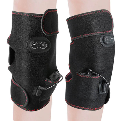 2-Pack: Heated Knee Massage Wrap