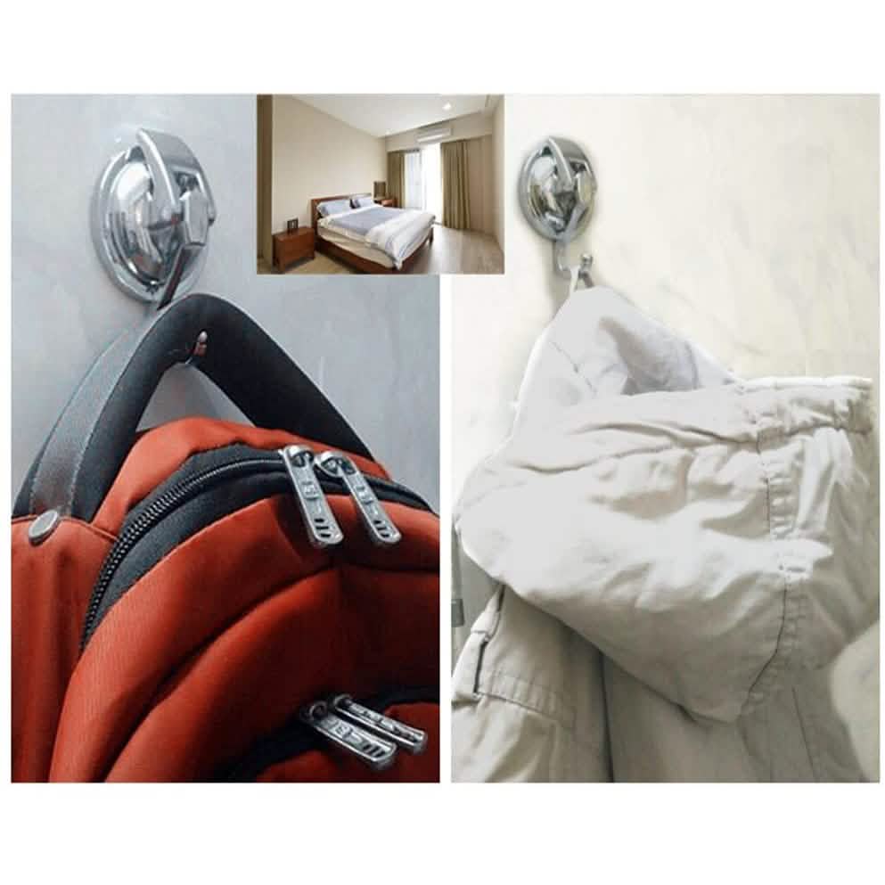 2-Pack: Heavy Duty Vacuum Suction Cup Hook