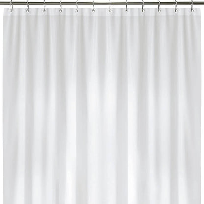 2-Pack: Hotel-Quality Heavy Shower Curtain Liner with Metal Grommets + Magnets