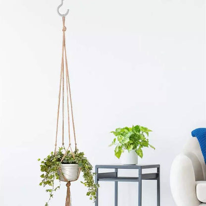 2-Pack: Indoor Outdoor Hanging Pot Rope Net Macrame Plant Hanger