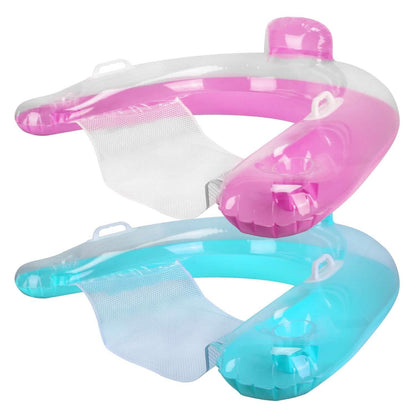 2-Pack: Inflatable Float Pool Chair with Cup Holder Arm Rest