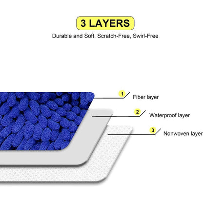 2-Pack: Large Size Microfiber Car Wash Mitt