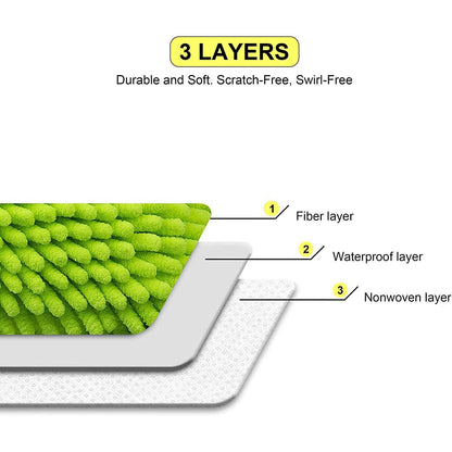 2-Pack: Large Size Microfiber Car Wash Mitt