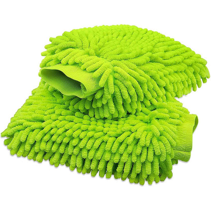 2-Pack: Large Size Microfiber Car Wash Mitt