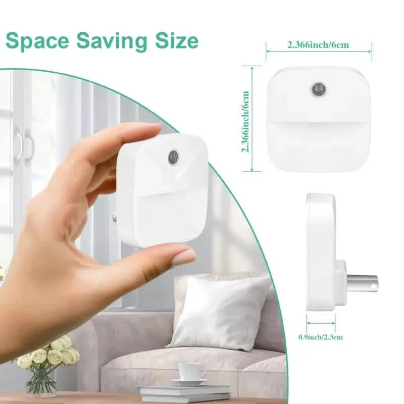 2-Pack: LED Night Light, Night Lights Plug Into Wall With Dusk-to-Dawn Sensors