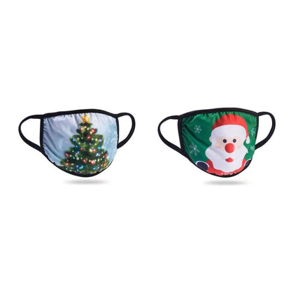 2-Pack: Light Up LED Holiday Face Masks