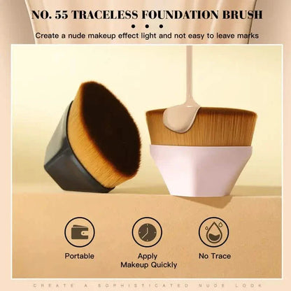 2-Pack: Liquid Foundation Makeup Brushes