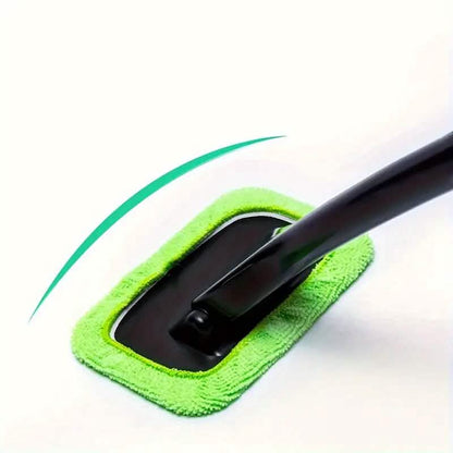 2-Pack: Long Handle Car Window Windshield Cleaner Brush Kit