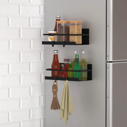 2-Pack: Magnetic Spice Holder Rack Organizer