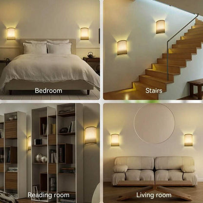2-Pack: Magnetic Wireless Wall Sconce Lighting