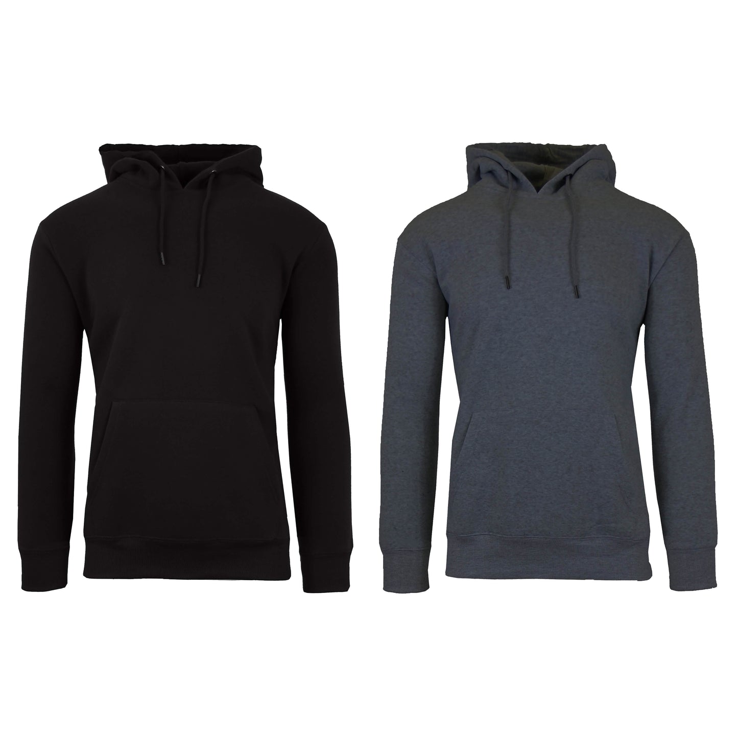 2-Pack: Men’s and Women’s Fleece Pullover Hoodie