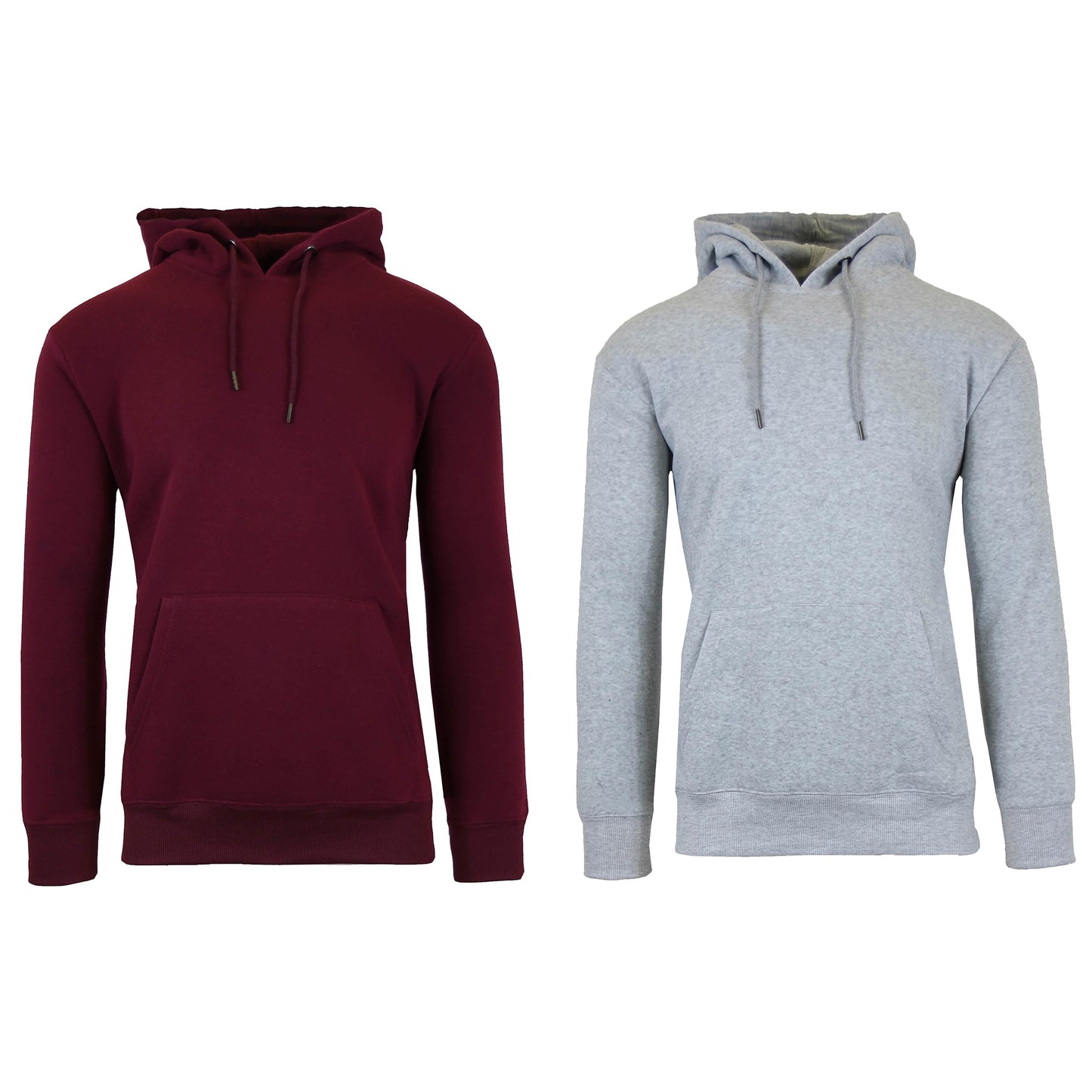 2-Pack: Men’s and Women’s Fleece Pullover Hoodie