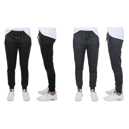 2-Pack: Men's Slim-Fit French Terry Jogger Lounge Pants