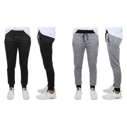 2-Pack: Men's Slim-Fit French Terry Jogger Lounge Pants